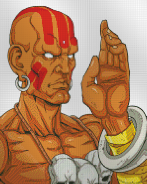 Capcom Game Dhalsim Diamond Painting