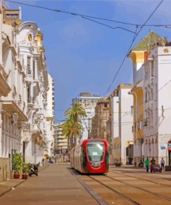 Casablanca Streets In Morocco Diamond Painting