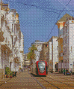 Casablanca Streets In Morocco Diamond Painting