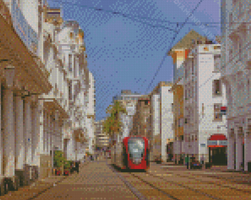 Casablanca Streets In Morocco Diamond Painting