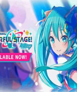 Colorful Stage Game Poster Diamond Painting