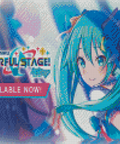 Colorful Stage Game Poster Diamond Painting