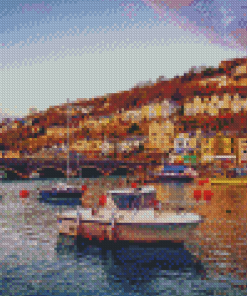 Cornwall Boats England Diamond Painting