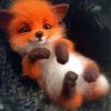 Cute Fox Cub Diamond Painting