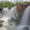 Dalarna Waterfall Diamond Painting