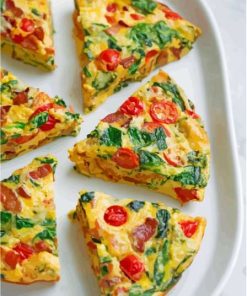 Delicious Frittata Dish Diamond Painting