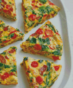 Delicious Frittata Dish Diamond Painting