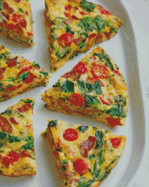 Delicious Frittata Dish Diamond Painting