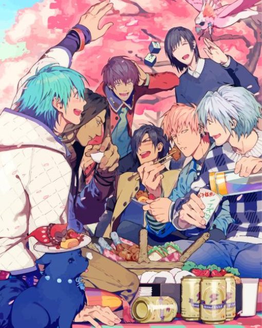 Dramatical Murder Characters Diamond Painting