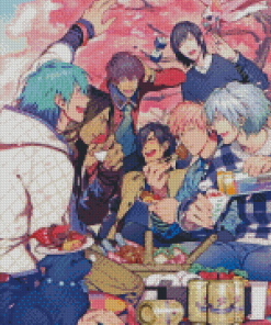 Dramatical Murder Characters Diamond Painting