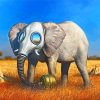 Elephant By Kush Diamond Painting