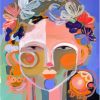 Flowering Woman Head Hayley Mitchell Diamond Painting