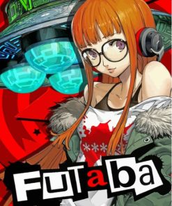 Futaba Persona 5 Game Poster Diamond Painting