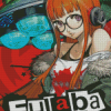 Futaba Persona 5 Game Poster Diamond Painting