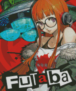 Futaba Persona 5 Game Poster Diamond Painting