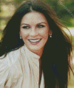 Gorgeous Catherine Zeta Jones Diamond Painting