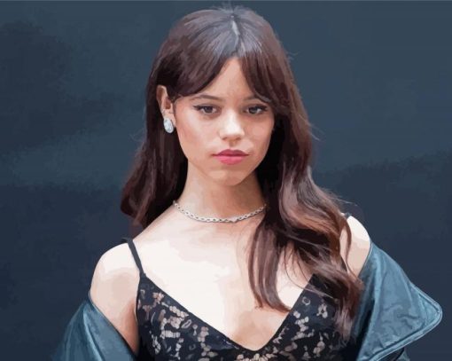 Gorgeous Jenna Ortega Diamond Painting