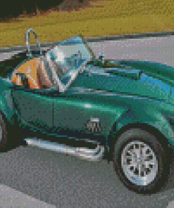 Green Cobra Shelby Car Diamond Painting