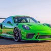 Green Gt3 Rs Diamond Painting