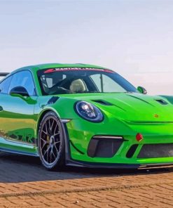 Green Gt3 Rs Diamond Painting