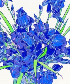 Irises Bouquet Diamond Painting