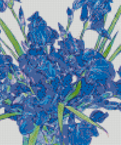 Irises Bouquet Diamond Painting