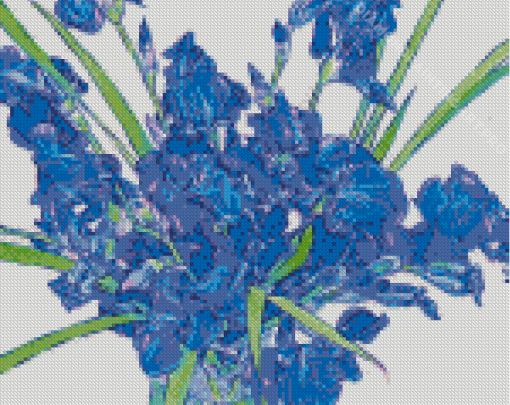 Irises Bouquet Diamond Painting