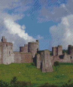 Kidwelly Castle In Wales Diamond Painting