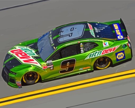 Mountain Dew Car Diamond Painting