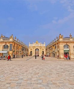 Nancy Buildings In France Diamond Painting