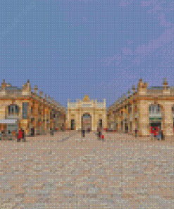 Nancy Buildings In France Diamond Painting