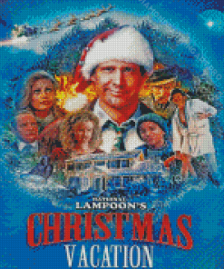 National Lampoons Christmas Vacation Movie Poster Diamond Painting