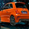 Orange Abarth Diamond Painting