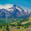 Pacific Crest Trail Mountain Diamond Painting