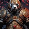 Panda Bear Warrior Diamond Painting