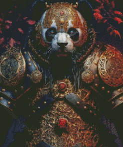 Panda Bear Warrior Diamond Painting