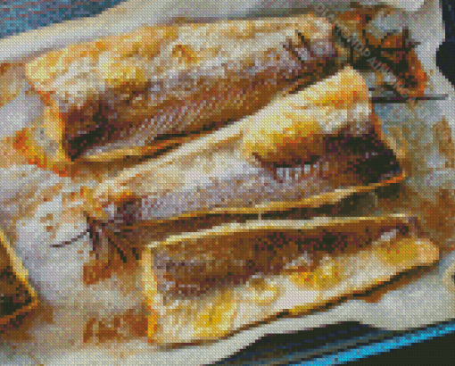 Pescaluna Frozen Hake Fillets Diamond Painting