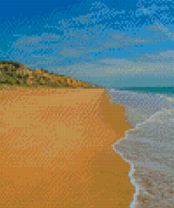 Playa Del Asperillo Huelva Spain Diamond Painting