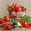 Pomegranates Silver Bowl Diamond Painting