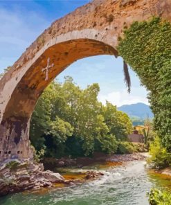 Roman Bridge Austria Diamond Painting