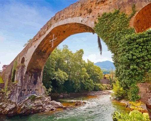 Roman Bridge Austria Diamond Painting