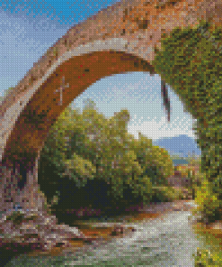 Roman Bridge Austria Diamond Painting