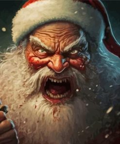 Scary Santa Diamond Painting