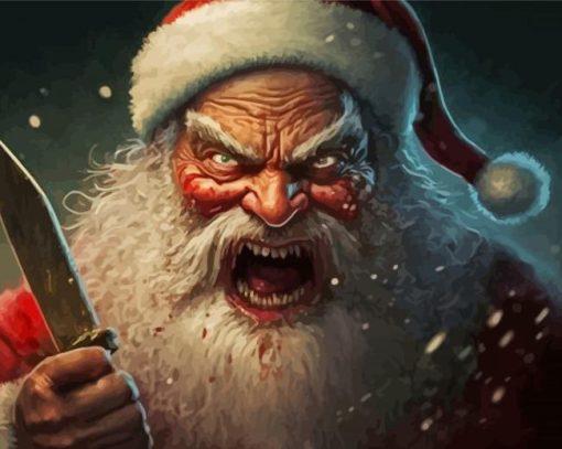 Scary Santa Diamond Painting