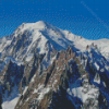 Snowy French Alps Mountain Diamond Painting