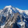 Snowy French Alps Mountain Diamond Painting