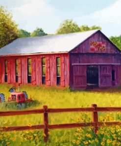 Southern Maryland Tobacco Barn Diamond Painting