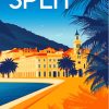 Split Croatia Poster Diamond Painting