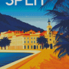 Split Croatia Poster Diamond Painting