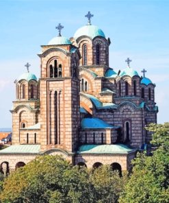 St Marks Church Belgrade Diamond Painting